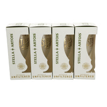 Load image into Gallery viewer, 4 x Stella Artois Special Edition Frosted Glasses 1/2 Pint mancave collecatbles