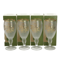Load image into Gallery viewer, 4 x Stella Artois Special Edition Frosted Glasses 1/2 Pint mancave collecatbles