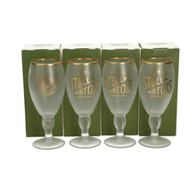 Load image into Gallery viewer, 4 x Stella Artois Special Edition Frosted Glasses 1/2 Pint mancave collecatbles
