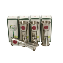 Load image into Gallery viewer, 4 x 25ml/50ml Spirit Measure Double Jigger Tanqueray. Bar. Party. London Dry