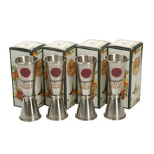 Load image into Gallery viewer, 4 x 25ml/50ml Spirit Measure Double Jigger Tanqueray. Bar. Party. Sevilla