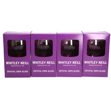 Load image into Gallery viewer, 4 x Whitley Neill CRYSTAL COPA PURPLE Balloon Glasses. NEW Design.