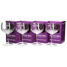 Load image into Gallery viewer, 4 x Whitley Neill CRYSTAL COPA PURPLE Balloon Glasses. NEW Design.