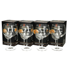 Load image into Gallery viewer, 4 x Whitley Neill Balloon Glasses. Black BOXED. NEW Design. Party. Pub. BAR