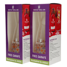 Load image into Gallery viewer, 2 x WHITLEY NEILL HANDCRAFTED GIN BRANDED CLEAR DECANTER CARAFE 1L 2021 HOME BAR