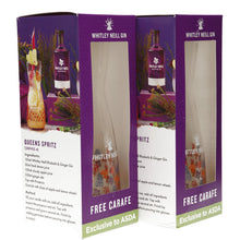 Load image into Gallery viewer, 2 x WHITLEY NEILL HANDCRAFTED GIN BRANDED CLEAR DECANTER CARAFE 1L 2021 HOME BAR