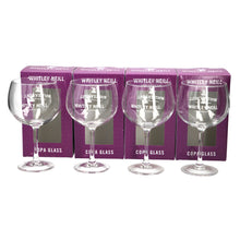 Load image into Gallery viewer, 4 x Whitley Neill Balloon Glasses. Purple BOXED. NEW Design. Party. Pub. BAR