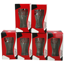 Load image into Gallery viewer, 6 x Euro 2020 COCA COLA Football European Cup Glasses New & boxed. Memorabilia