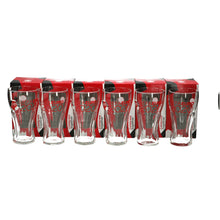 Load image into Gallery viewer, 6 x Euro 2020 COCA COLA Football European Cup Glasses New & boxed. Memorabilia