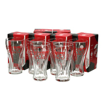 Load image into Gallery viewer, 6 x Euro 2020 COCA COLA Football European Cup Glasses New & boxed. Memorabilia