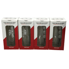 Load image into Gallery viewer, 4 x Brand New Style Old Speckled Hen Pint Glasses Man cave Pub Bar Glass