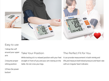 Load image into Gallery viewer, NURSAL UPPER ARM DIGITAL BLOOD PRESSURE MONITOR AUTOMATIC BLOOD PRESSURE MACHINE