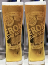 Load image into Gallery viewer, 4 Peroni Pint Signature Glasses New. Bar. Party. Collectables