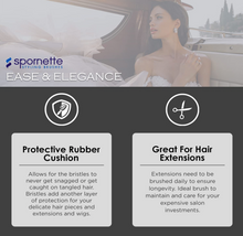 Load image into Gallery viewer, Spornette Looper Brush for Hair Extensions and Wigs, Extensions Wig Hair Brush