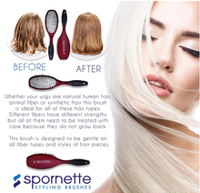 Load image into Gallery viewer, Spornette Looper Brush for Hair Extensions and Wigs, Extensions Wig Hair Brush