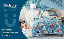 Load image into Gallery viewer, Bedsure Single Duvet Set- Kids Dinosaur Bedding Set and Pillow case 135x200CM SINGLE BED