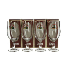 Load image into Gallery viewer, 4 x New Birra Moretti Schooner Glasses (2/3 Pint)