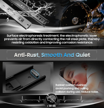 Load image into Gallery viewer, YENUO 3 Pairs Full Extension Drawer Runners Side Mount Sliders 10"