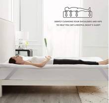Load image into Gallery viewer, Bedsure Mattress Topper Quilted Mattress Cover Overfilled SINGLE 90x190 washable