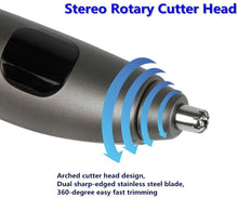 Load image into Gallery viewer, MiroPure Waterproof Nose Ear Face Hair Trimmer for Women/ Men Manscaping w/ LCD