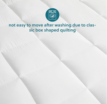 Load image into Gallery viewer, Bedsure Mattress Topper SUPER KING - Washable Quilted Mattress Cover 180×200cm