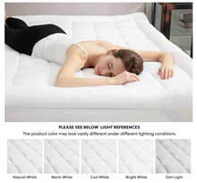 Load image into Gallery viewer, Bedsure Mattress Topper SUPER KING - Washable Quilted Mattress Cover 180×200cm