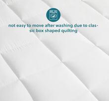Load image into Gallery viewer, Bedsure Mattress Topper Quilted Mattress Cover Overfilled SINGLE 90x190 washable