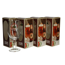 Load image into Gallery viewer, 4 x New Birra Moretti Schooner Glasses (2/3 Pint)