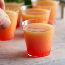 Load image into Gallery viewer, Disposable Shot Glasses Clear Plastic Party Jelly Cups Tumblers 2cl 30ml