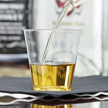 Load image into Gallery viewer, Disposable Shot Glasses Clear Plastic Party Jelly Cups Tumblers 2cl 30ml
