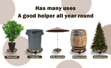 Load image into Gallery viewer, 2 Pack Plant Caddy Indoor Outdoor Trolley - Plant Stands with 360°Lockable Caste
