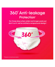 Load image into Gallery viewer, Kotex Overnight Period Panties Size M - L 360° Anti-Leakage Pack of 10 pcs
