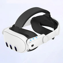 Load image into Gallery viewer, GSV-0031 Meta Quest 3 Head Strap Adjustable Elite Strap Comfort Memory Foam Ergonomic Lightweight Pressure Relief VR Game Accessories - White
