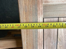 Load image into Gallery viewer, Teak Square To Rectangle 120-170cm Table 4cm Top 6 Stackable chairs (SECONDS)
