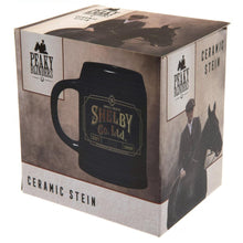 Load image into Gallery viewer, PEAKY BLINDERS STEIN MUG SHELBY COMPANY COLLECTABLES
