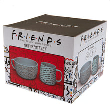 Load image into Gallery viewer, GB eye Friends Doodle Mug &amp; Bowl Breakfast Set COLLECTABLES TV SERIES
