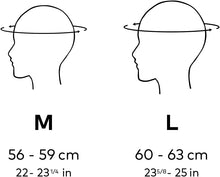 Load image into Gallery viewer, CLOSCA. Foldable helmet for bicycle and electric scooter. BLACK AND SILVER SIZE LARGE
