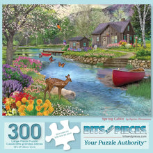 Load image into Gallery viewer, Bits and Pieces Spring Cabin Jigsaw Puzzle 300pcs
