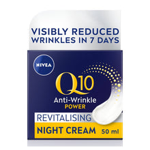 Load image into Gallery viewer, 3 x NIVEA Q10 Anti-Wrinkle Power Revitalising Night Cream (50ml) 3 x 50ml
