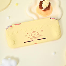 Load image into Gallery viewer, Kuitmor Switch Lite Protective Case,Soft Silicone Protective Shell,Anti-Scratch Protective Cover Case for Switch Lite with 2 Thumb Grip Caps（Yellow Pompompurin）
