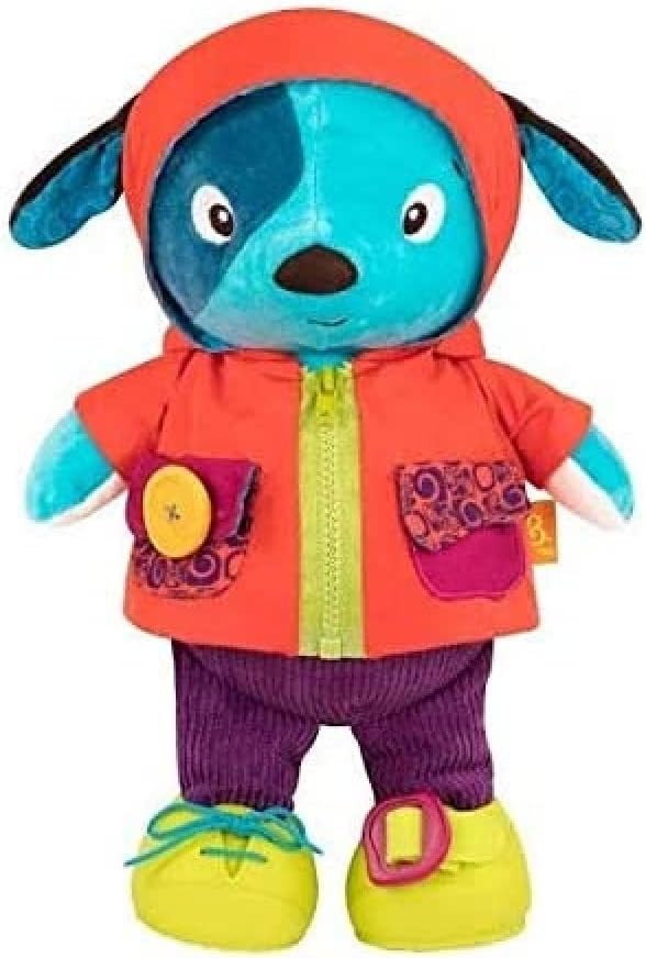 B. Toys Giggly Zippies Woofer Sensory Activity Dog 2 years motor skills