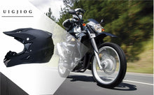 Load image into Gallery viewer, Matt Black Motorcycle Cross Helmets ,Full Face MTB Helmet with Goggles Mask Gloves, Motocross Helmet Mens Off Road Helmet Youth Kids Motorcycle Crash Helmet SIZE SMALL
