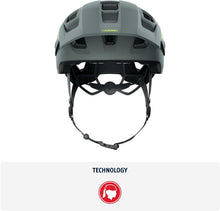Load image into Gallery viewer, ABUS MTB Helmet MoDrop, Matt Grey, S

