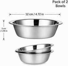 Load image into Gallery viewer, Elevated Cat/Dog Bowls Adjustable Height Bamboo Pet Feeder  2 Stainless Steel
