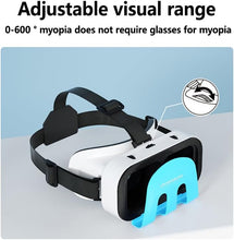 Load image into Gallery viewer, RREAKA Switch VR Headset designed for Nintendo Switch VR Headset &amp; Switch oled console with adjustable Lens for a virtual reality gaming experience and for Labo VR 3D Goggles Head Strap
