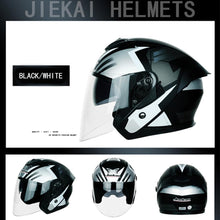 Load image into Gallery viewer, Open Face Motorcycle Helmet ECE Approved Half Casco Fit Men Women ATV Moped Scooter Helmets
