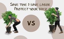 Load image into Gallery viewer, 2 Pack Plant Caddy Indoor Outdoor Trolley - Plant Stands with 360°Lockable Caste
