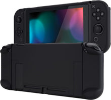 Load image into Gallery viewer, eXtremeRate PlayVital Back Cover for Nintendo Switch Console, Handheld Controller Separable Protector Hard Shell for NS Joycon, Customized Dockable Protective Case for Nintendo Switch - Black
