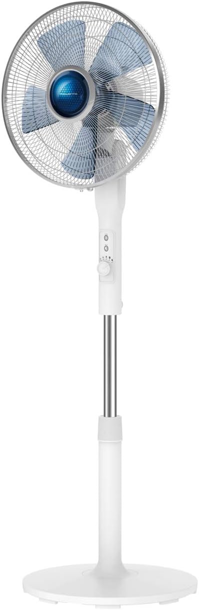 Rowenta 16 Inch Oscillating Stand Fan with Tiltable Head, Powerful Airflow, Adju