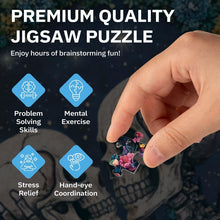 Load image into Gallery viewer, Jigfoxy Puzzles for Adults 272 Pieces – Skull Couple, Challenging Jigsaw
